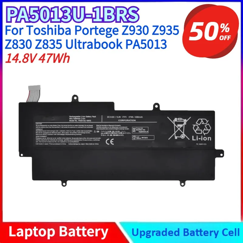 

New 14.8V 47WH PA5013U-1BRS Replacement Laptop Battery for Toshiba Portege Z930 Z935 Z830 Z835 Ultrabook PA5013