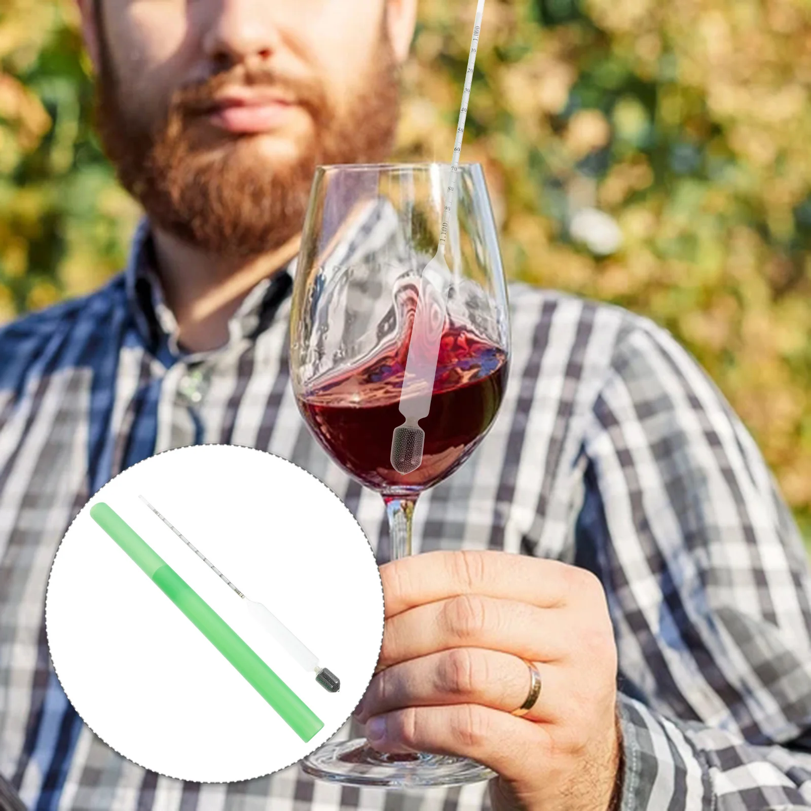 

Accurate Hydrometer for Moisture Content Measure Sugar Visual Guide Maple Syrup Scale Parameters