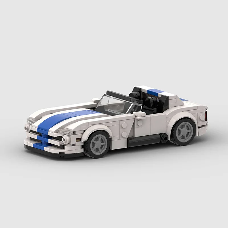 Racing Car MOC Compatible with Lego Small Particles Puzzle Assembly Children's Building Block Toys Cross-Border Wholesale