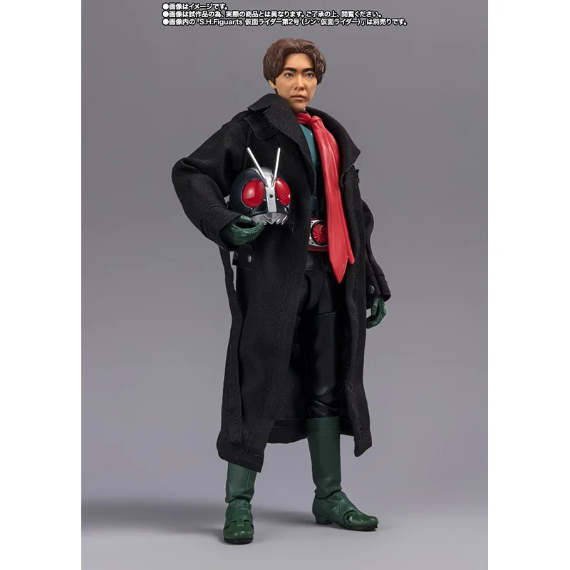 Bandai S.h.figuarts Shf Masked Rider No.2+1 Ichimonji Hayato Shin Masked Rider Anime Original Action Figure Model Toy Collection