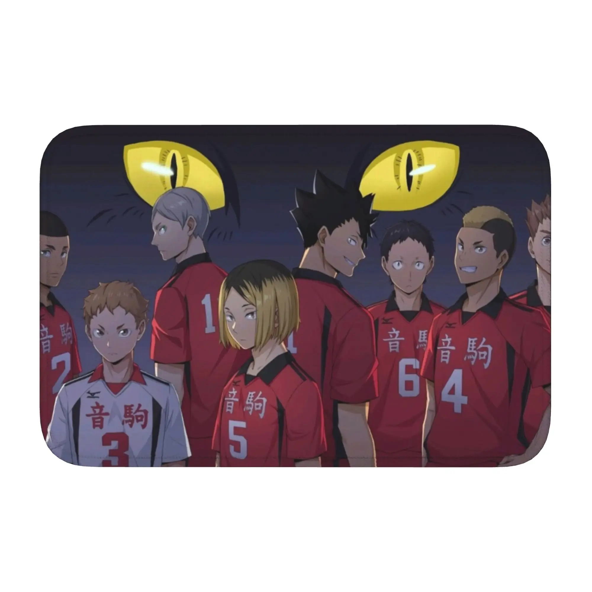 Haikyu Yu Nishinoya Fußmatte für den Eingangsbereich, Willkommensmatte für den Außenbereich, Küche, Bad, Schlafzimmer, Wohnzimmer, Teppich, Fußmatte