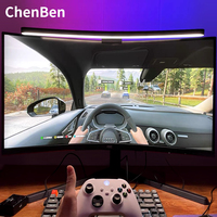 Curved RGB LED Monitor Light Bar Computer Screen lamps PC Desk Lamp USB Touch Dimmable Reading Office Gaming Gamer Lighting