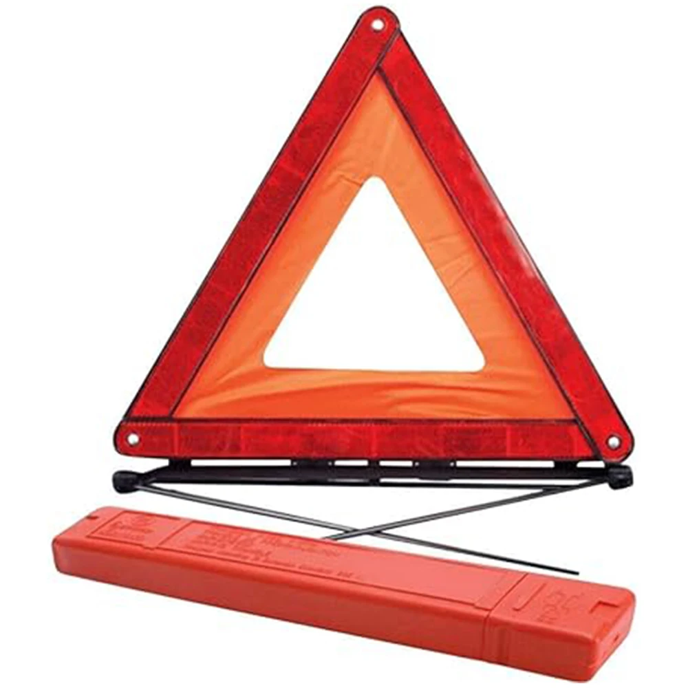 

2pcs Car Warning Triangle Reflective set Emergency Breakdown High Visibility Vest Jacket Breakdown Warn Safety Folding Stop Sign
