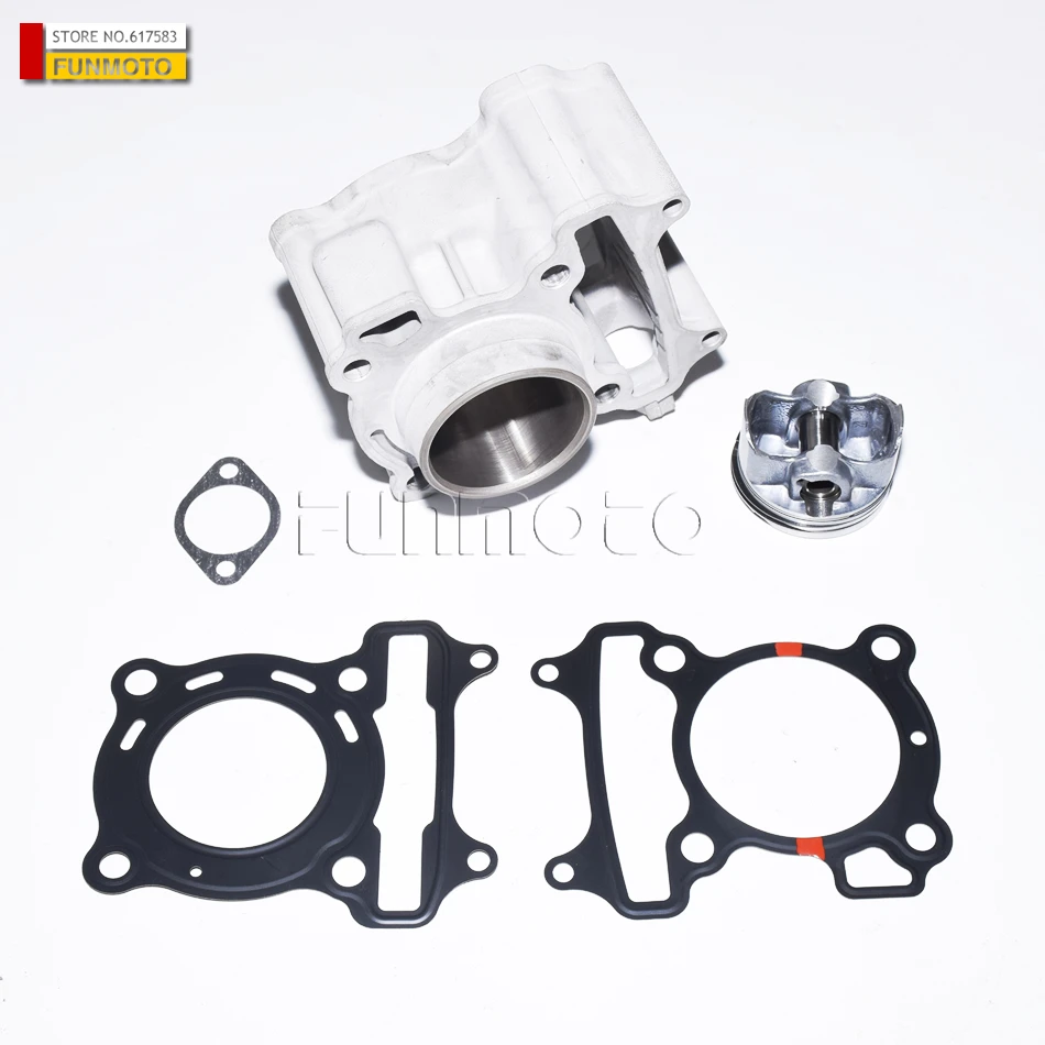 Cylinder and Piston/Pin and Rings/Gaskets Suit for X-Town CT125 /kymco 125 scooter  LFA7-E00