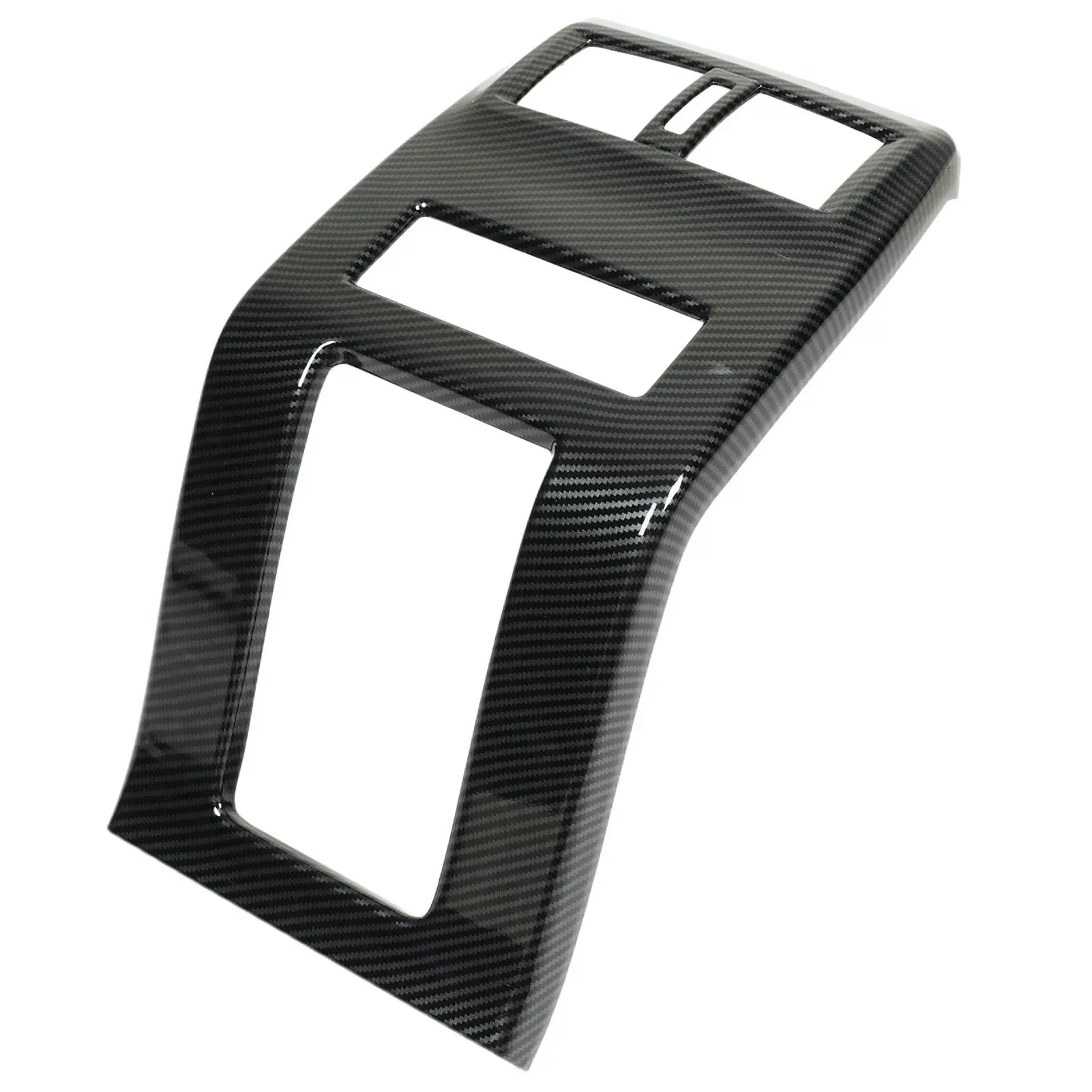 Cubiertas de ventilación de aire para consola central trasera, cubierta de ventilación de aire acondicionado trasera fácil de limpiar, embellecedor protector para outlander 2023