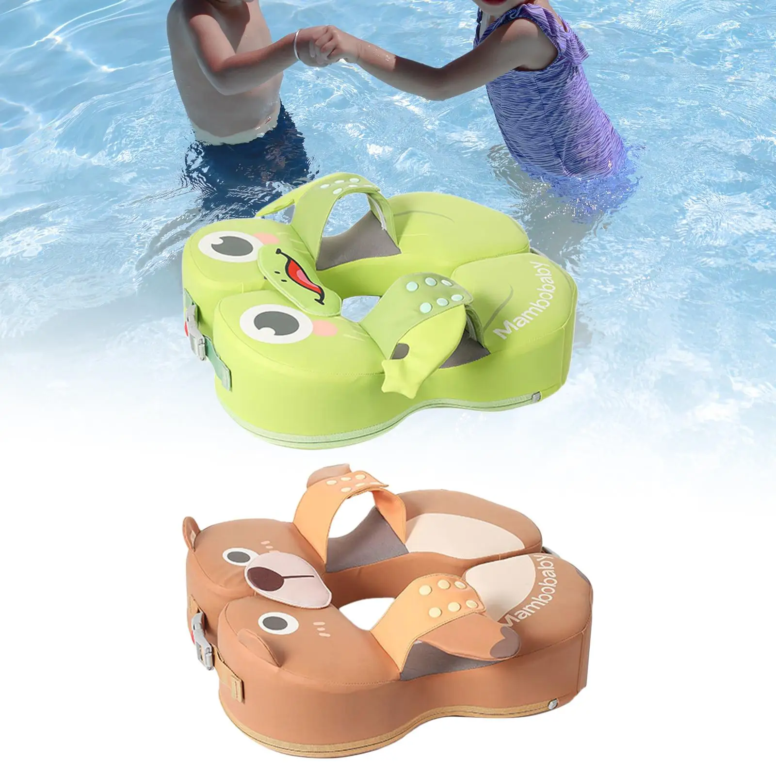 Bóia de natação para bebês, acessórios macios e sólidos para piscina, flutuador para crianças