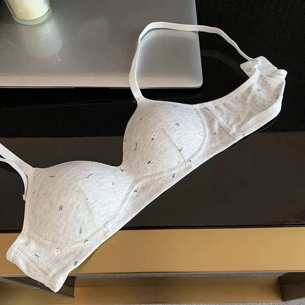 Dames zoete bloemendraad lingerie dun voor schimmel cup collectie bh's mode vrouwelijke sexy intimi elastische bikini