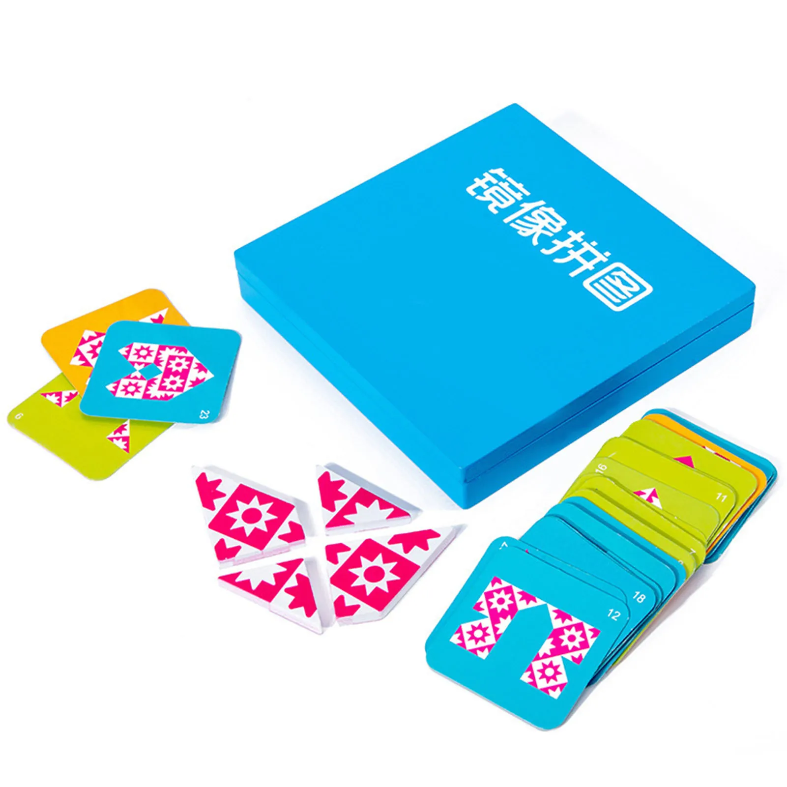 

Зеркальный образ-головоломка, деревянная головоломка, геометрическая логическая игра, распознавание форм, ранняя развивающая игрушка, подарок для детей