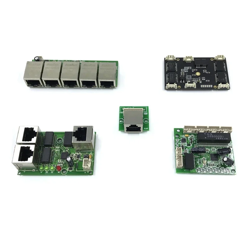 Unmanaged 3/5port 10/100M industrial Ethernet switch module  PCBA board OEM Auto-sensing Ports PCBA board OEM Motherboard