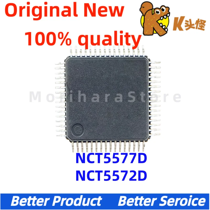 1 peça/novo original nct5577d nct5572d qfp64