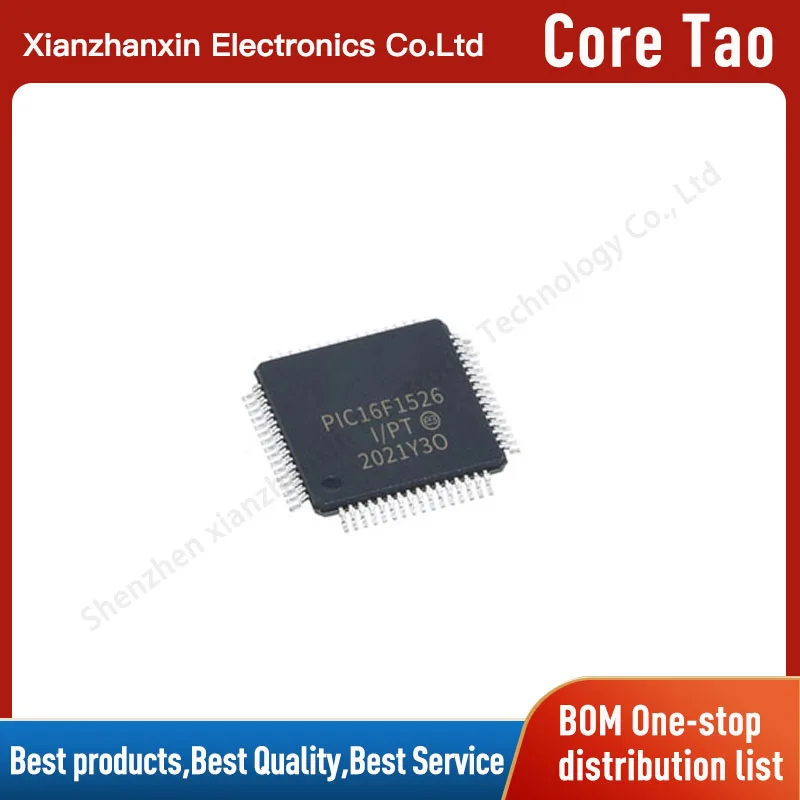 

1pcs/lot PIC16F1526-I/PT TQFP64 PIC16F1526 8-bit microcontroller