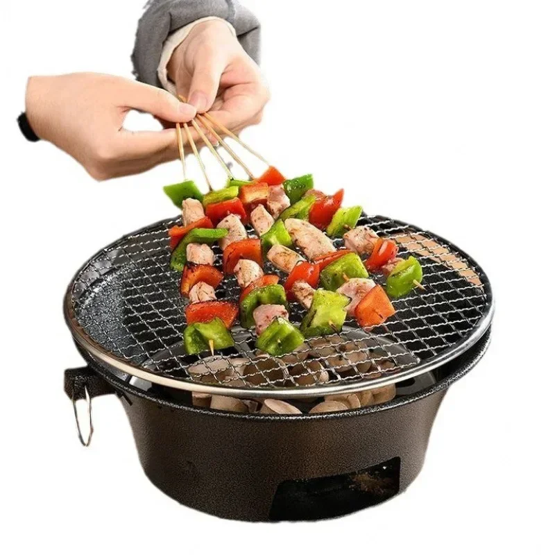 Furnace Tea Outdoor Indoor Home Camping Full Set Portable BBQ Grill4