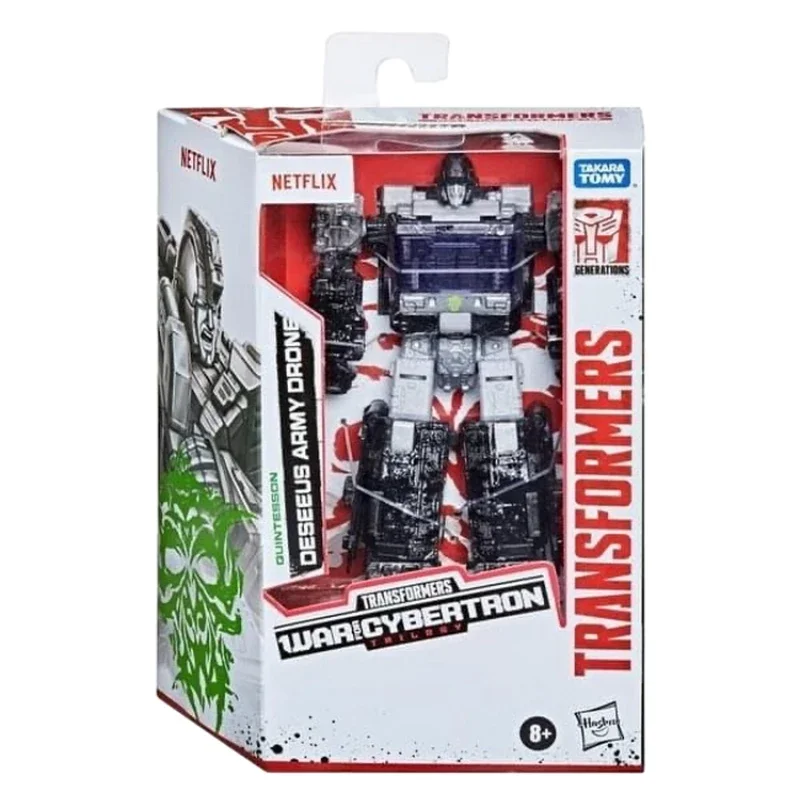 Transformers Toys War for Cybertron Netflix Limited Deseeus Army Drone figuras de acción regalos coleccionables pasatiempos clásicos en Stock