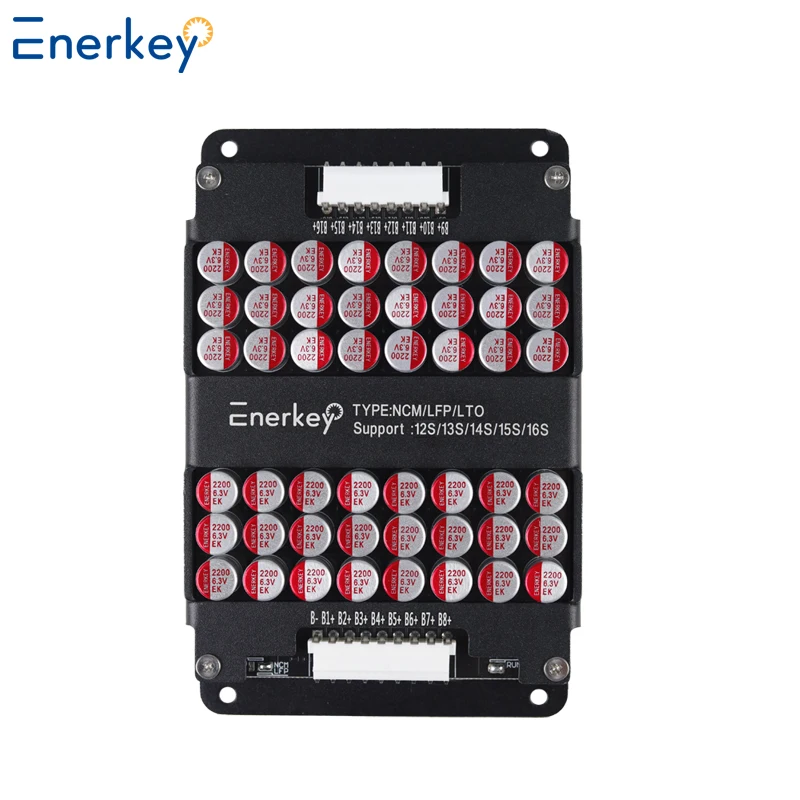 Bilanciatore attivo Enerkey 5A con guscio in alluminio 4S 6S 7S 8S 9S 10S 11S 12S 14S 15S 16S Equalizzazione batteria Lifepo4 / Li-ion/LTO