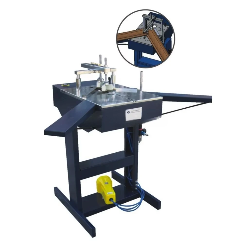 Hot Sale Pneumatic Manually V Nail Frame Pinning Machine Picture Photo Frame Jointing Machine