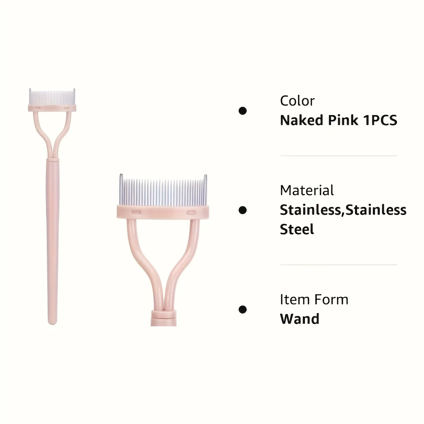 Outil de brosse à cils incurvé-séparateur de cils et accessoire de coiffure, peigne de précision brosse à cils incurvée outil de toilettage de cils f