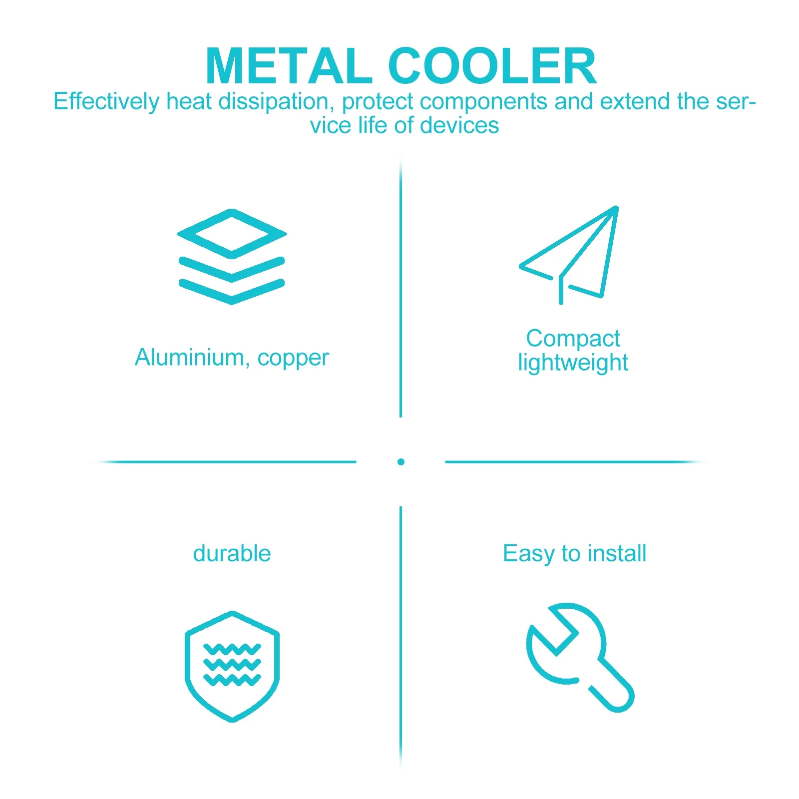 

6pcs Aluminum Sinks For Motherboard Cooling Ic Chip 4B Metal Cooler Voltage Regulator Metal Cooler