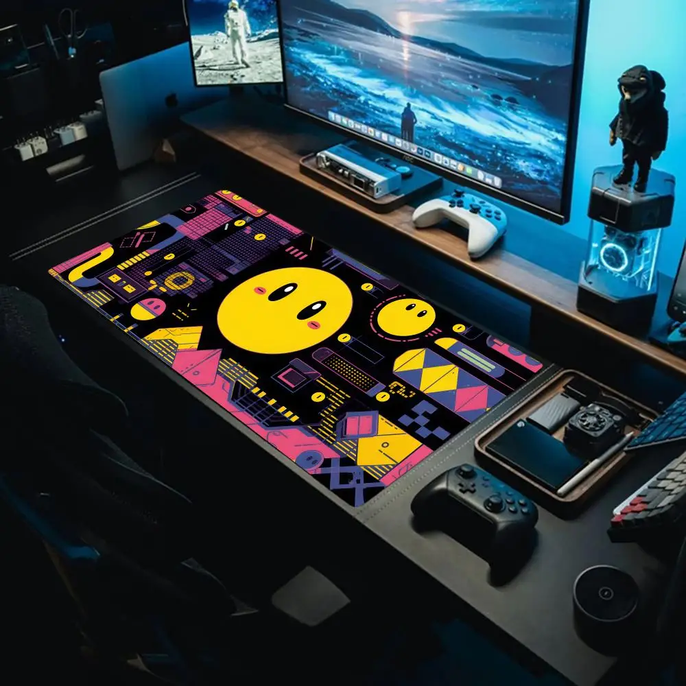 

Cute Planet Mouse Pad Large Gaming gaming mouse pad， Mouse Pad Keyboard Gamer Rubber Anti-wrinkle Non-slip Bottom Desk Mat