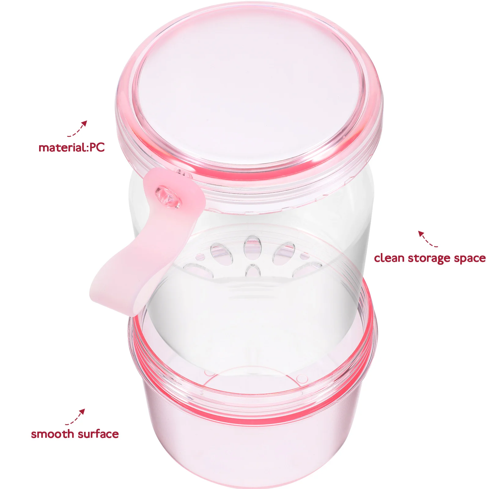 

Travel Retainer Case Sturdy Pc Material Denture Storage Box for Orthodontic Appliances Denture Container