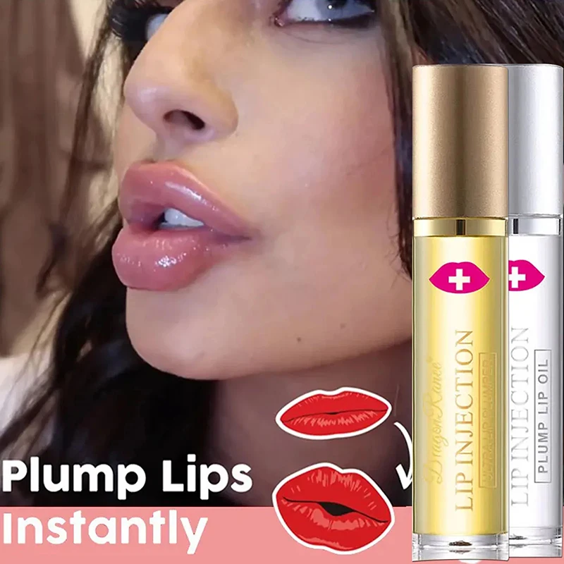 Instant Volumising Lip Plumper Oil Lip Enhancer Lip Gloss Plumping Serum Moisturizing Anti-wrinkle Lipstick Sexy Lip Care Makeup