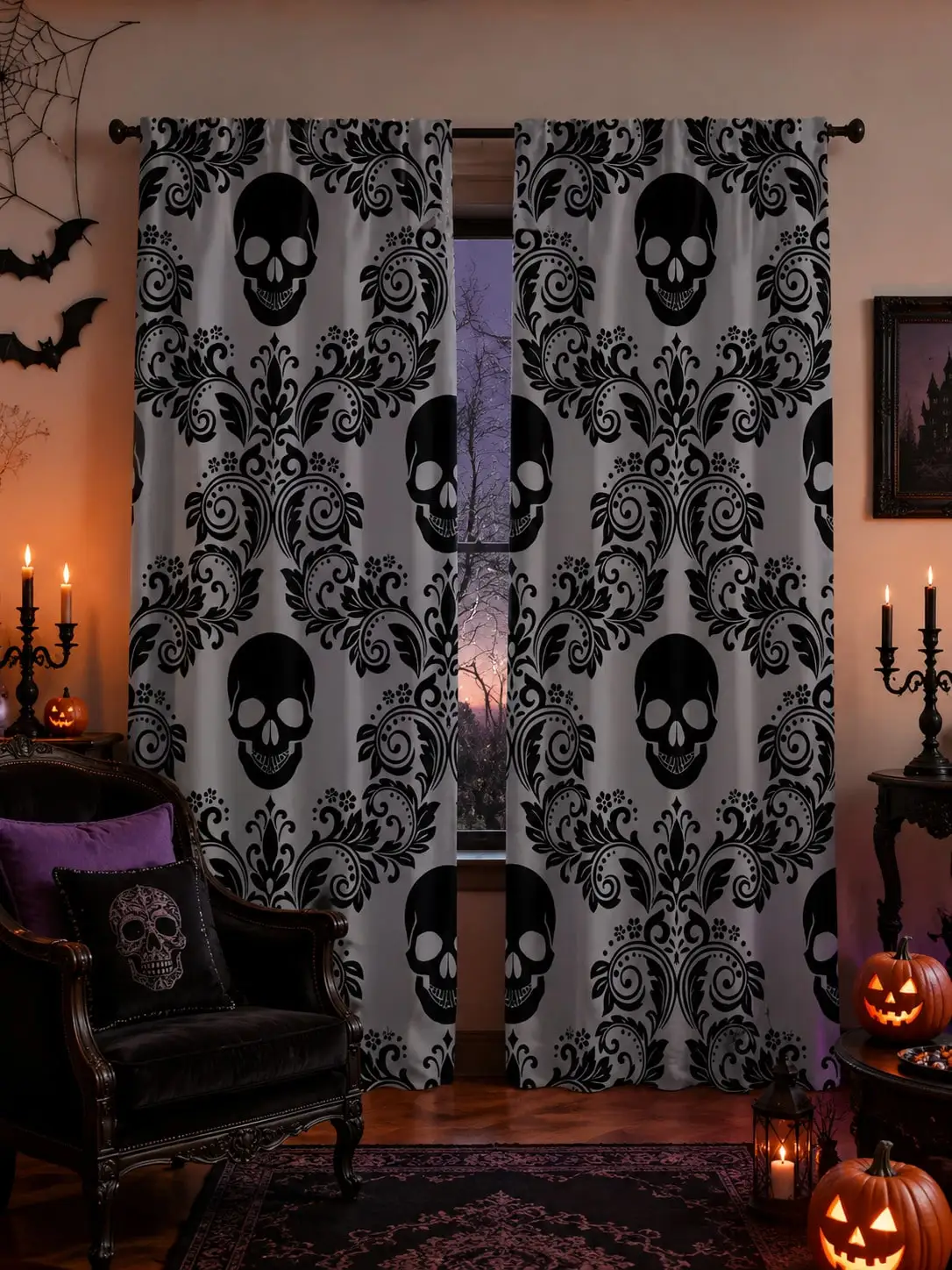 Gothic Bohemian Style Blackout Curtains