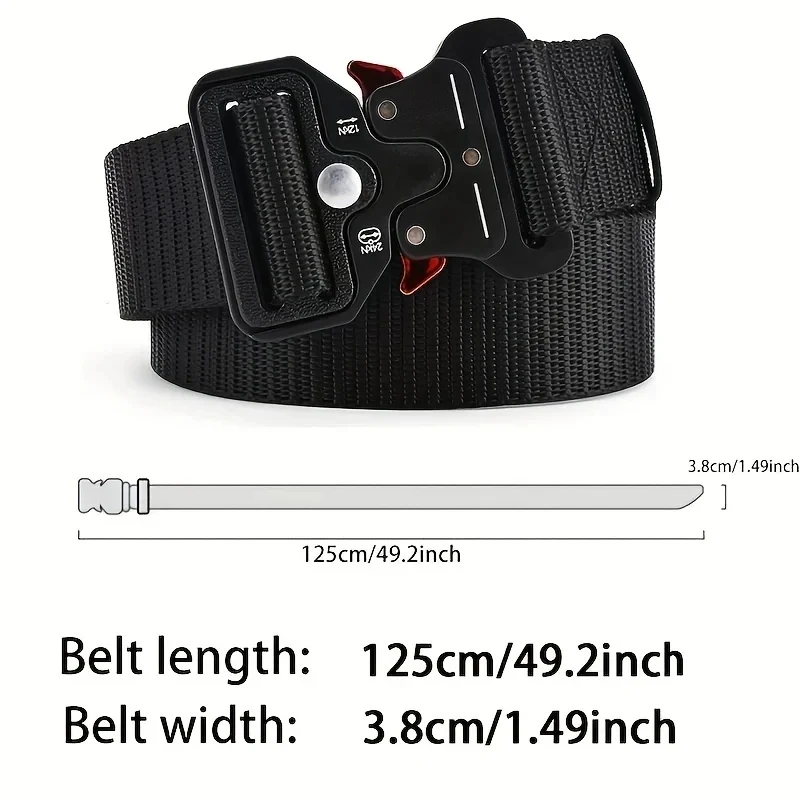 Men's High Quality Canvas Multi-Function Belt