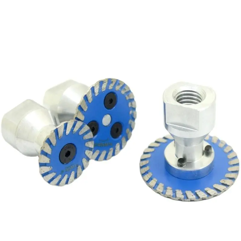 Mini Diamond Saw BIade M14 Thread With RemovabIe FIange Turbo Cutting Disc for Granite Marble Stone Concrete cutting tool
