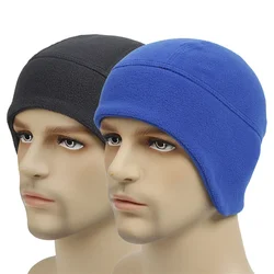 Winter Fleece Caps for Men Beanie Cap Hunting Hiking Hat Women Beanies Ski Running Cycling Cap Warm Bicycle Headwear Bonnet
