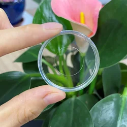 12pcs Plastic Super Clear Binding Discs Loose Leaf Planner Disc Bound Notebook Discs Mushroom Hole Binder Rings Loose-leaf Rings