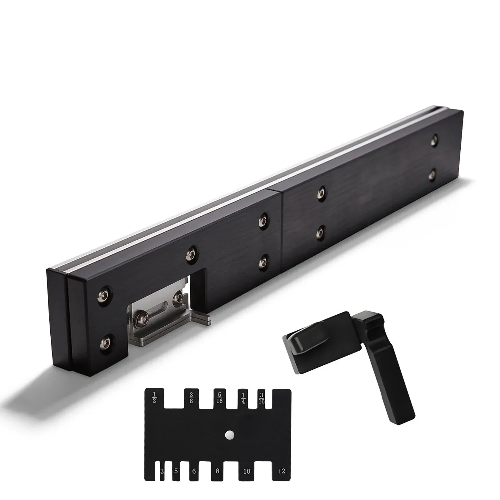 Mortise Tenon Cutting Fence Table Saw Router Miter Gauge Slotting Jig Ruler Tool