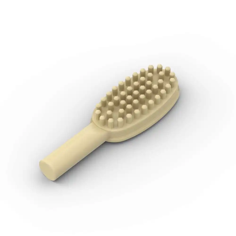 Moc 10 pçs parte tijolos portátil 3852b pente e escova blocos de construção conjunto 3852 parte tijolos montar partícula brinquedo presente aniversário do miúdo