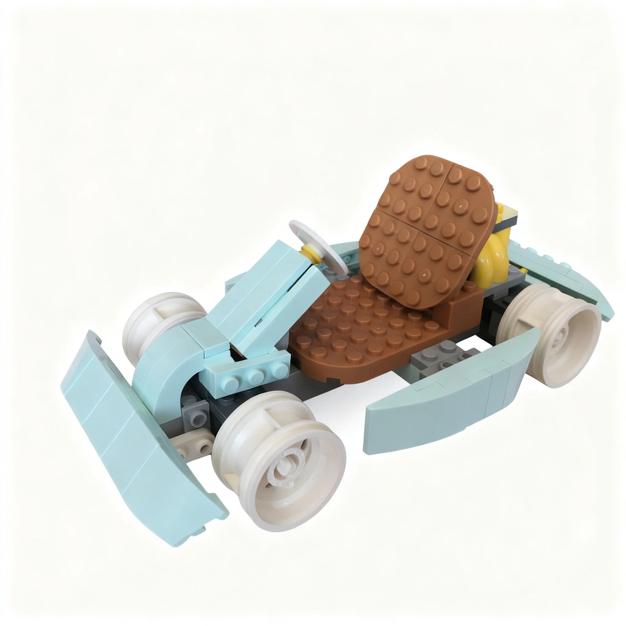 157pcs MOC Go-Kart Creator Creator 3-in-1 Model Building Blocks Toys DIY Display Assemble Birthday Craft Idea Brick Education