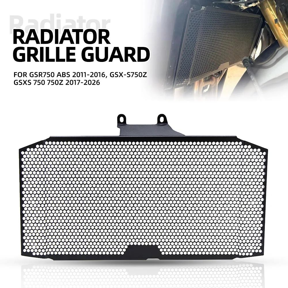 For Suzuki GSR750 ABS 2011-2016, GSX-S750Z GSXS 750 750Z 2017-2022-2023-2024-2025-2026 Radiator Mesh Cover Water Tank Protector