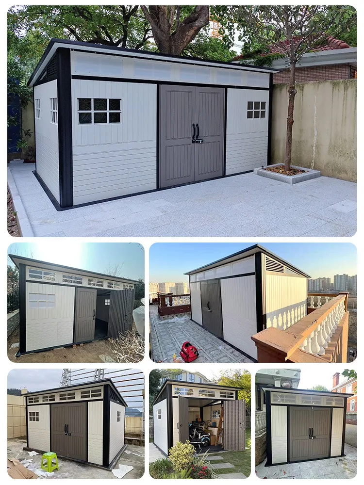 Outdoor storage tools, courtyard storage, garden sundries, easy outdoor assembly, storage room combination house