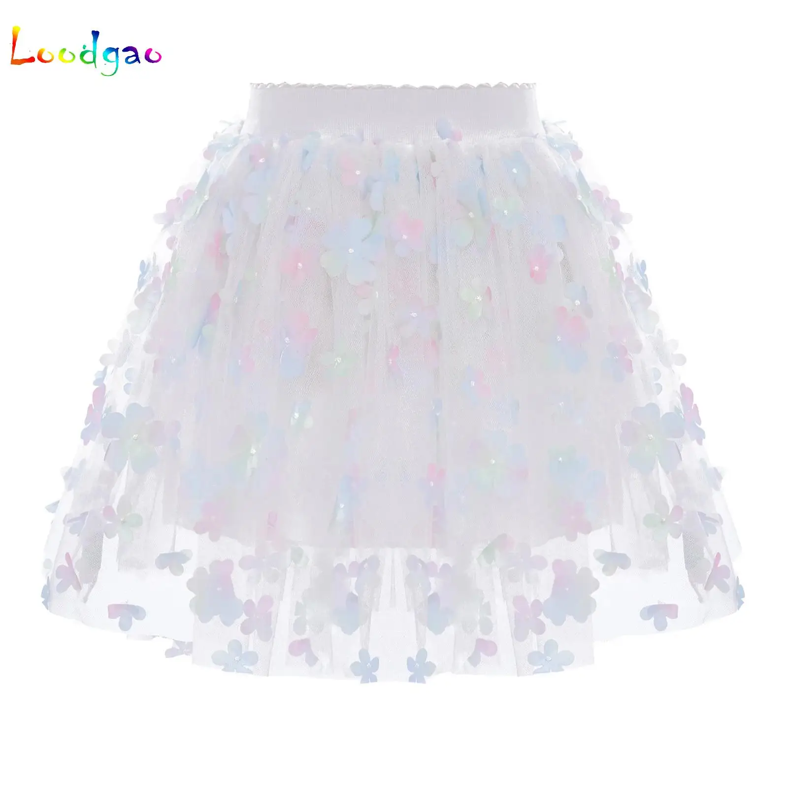 

Kids Princess Dress Girls Ballet Halloween Christmas Tutu Tulle Midi Short Dress Retro Ballet Bubble Dance Dress Cosplay