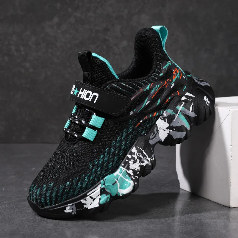 

Boys' and girls' athletic shoes breathable mesh shoes outdoor casual shoes big kids' running shoes