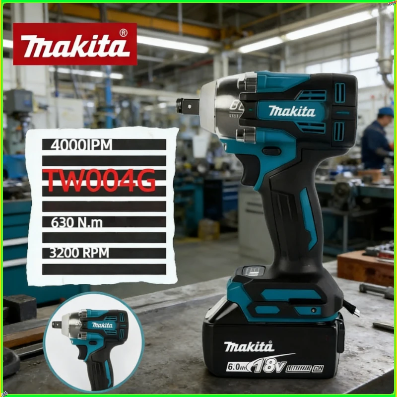 

Makita TW004G 630N.m Brushless Cordless Screwdriver Rechargable Drill Driver For Makita Battery Power Tool