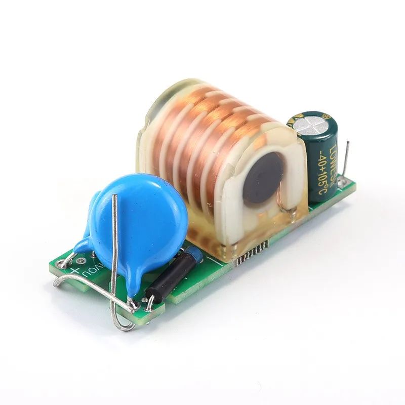 Modulo ad alta tensione generatore di arco a impulsi con azionamento 18650 a sezione singola squisito 4.2V Boost 15KV Pacchetto ad alta tensione