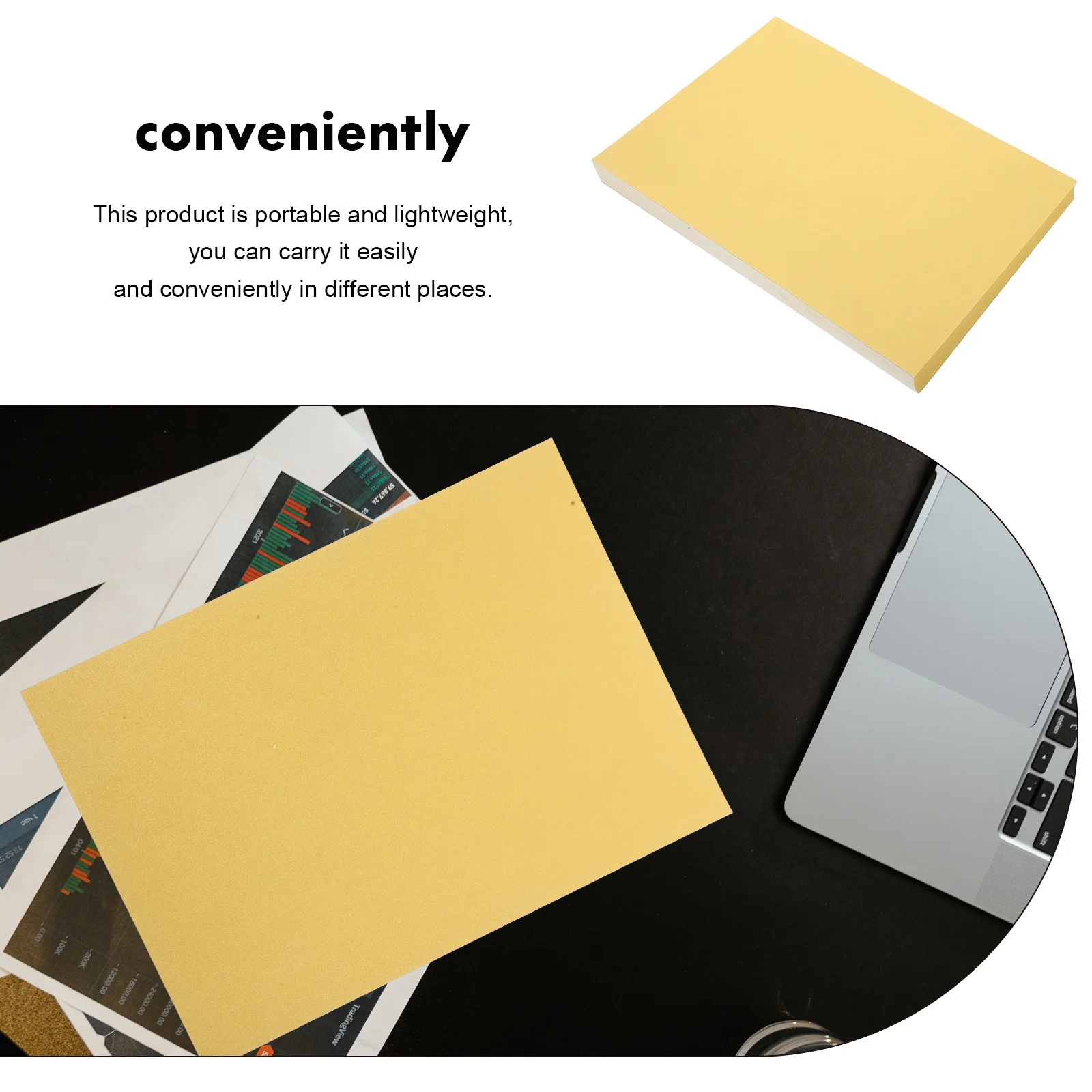 

50 Sheets A5 Thick Printer For Crafts Multi-Function Printable Cardboard Sheets Double Sided Gold Construction Paper Diy Craft