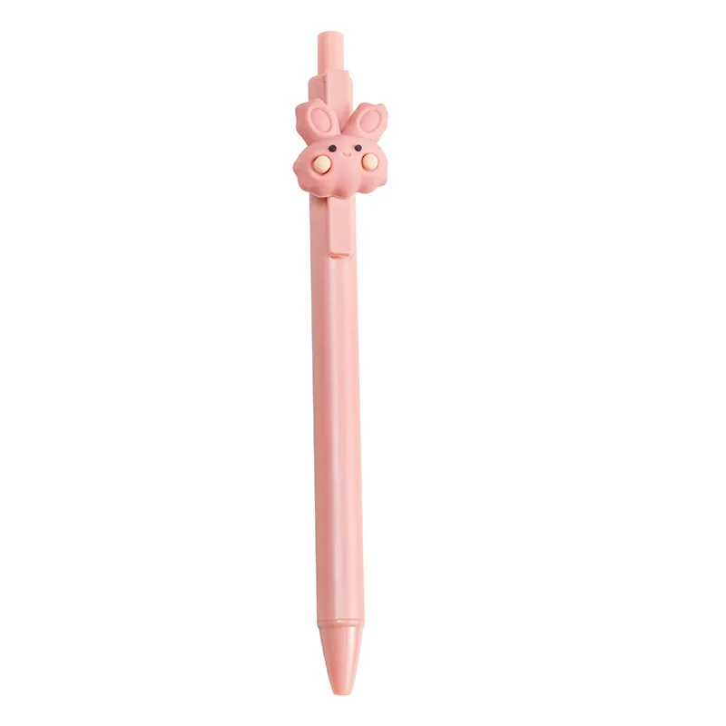 Penna cancellabile per animali dei cartoni animati bacchette di ricarica da 0.35mm penne per gatti Panda carino penna a sfera Kawaii per la scrittura della scuola manico lavabile