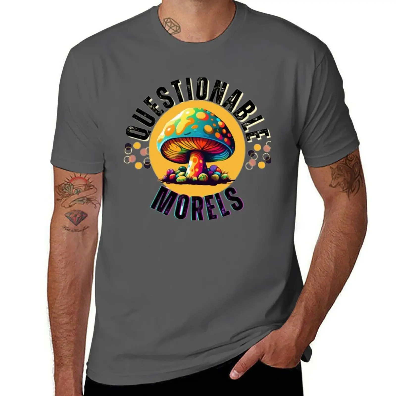Questionable Morels T-Shirt Work Comfort T-Shirt for Men