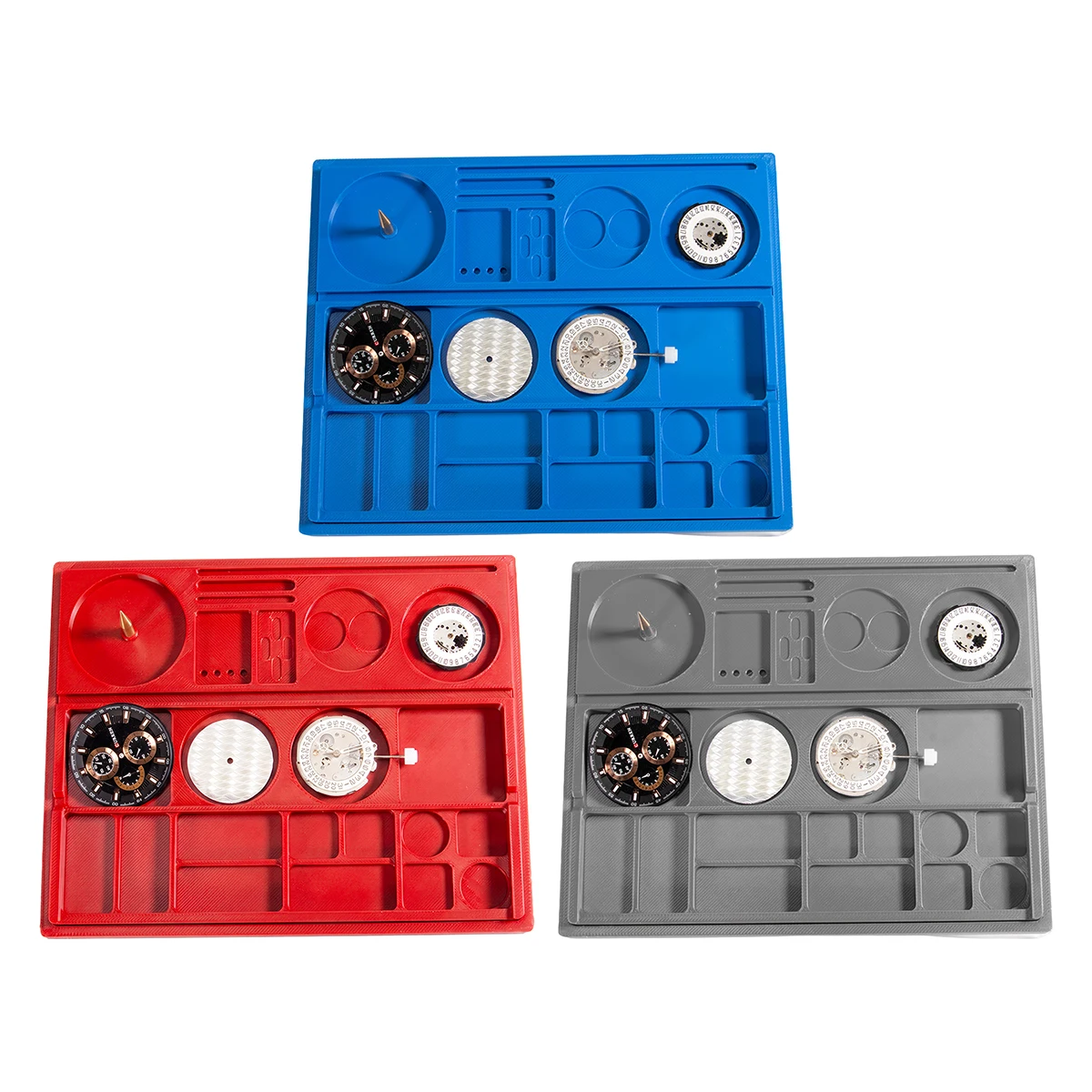 Watch Parts Storage Box,Container Watch Dials Placement Tray for Points Accessories Watches Repair Tool Watches Movement Storing