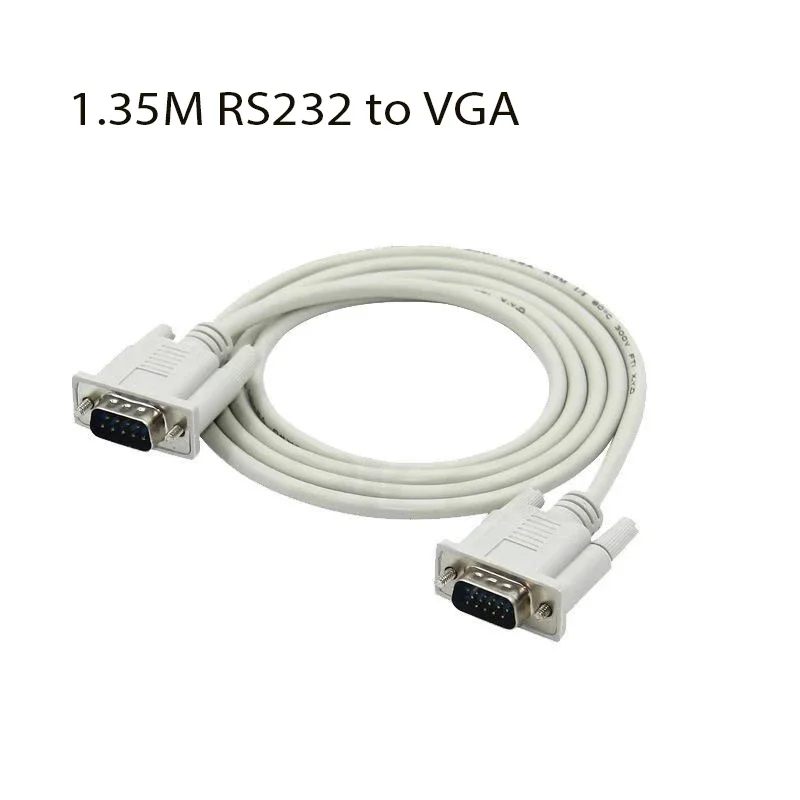 Db9 9 Pin Man Naar Vga 15 Pin Mannelijke Adapter Kabel Voor Auto Video Adapter Kabel Computer Seriële Poort Com Transmissie