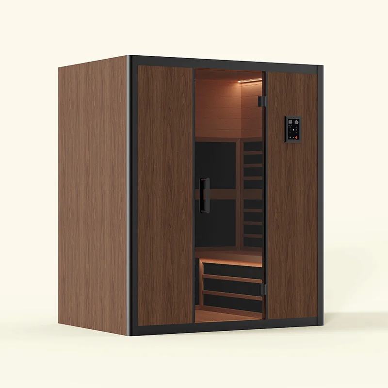 4 Person Far Infrared Sauna Luxury Cedar Wood Sauna Room for Home Spa Wellness