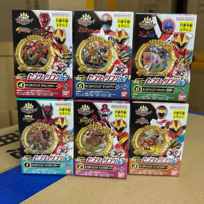 Oryginalny zestaw pierścieni transformacyjnych Bandai No.1 Sentai Gozyuger DX Taiyo Sentai Sun Vulcan Star Animals Rangers Toys