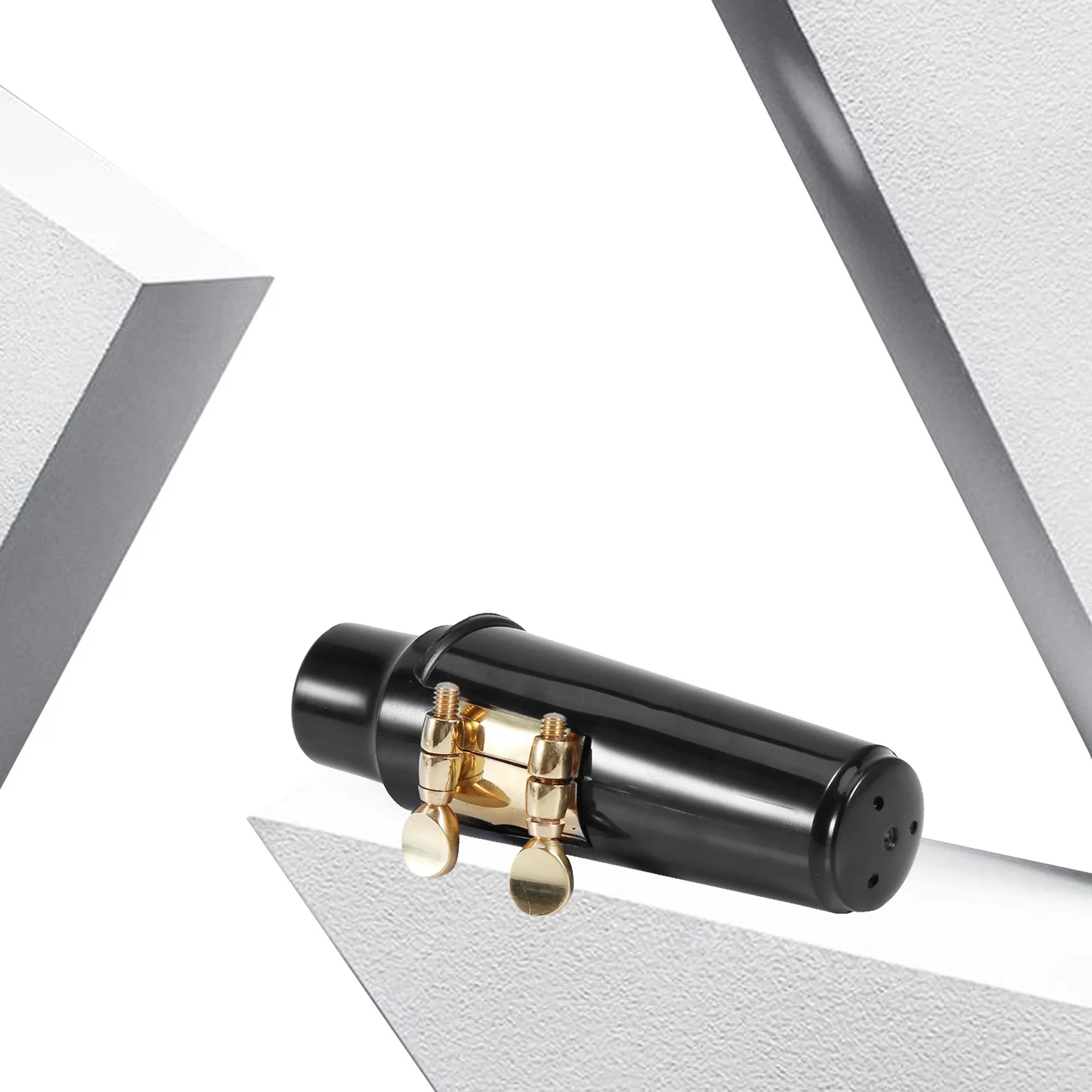 CGDS-5X Alto Sax Saxophone Mouthpiece Plastic With Cap Metal Buckle Reed Mouthpiece Patches Pads Cushions