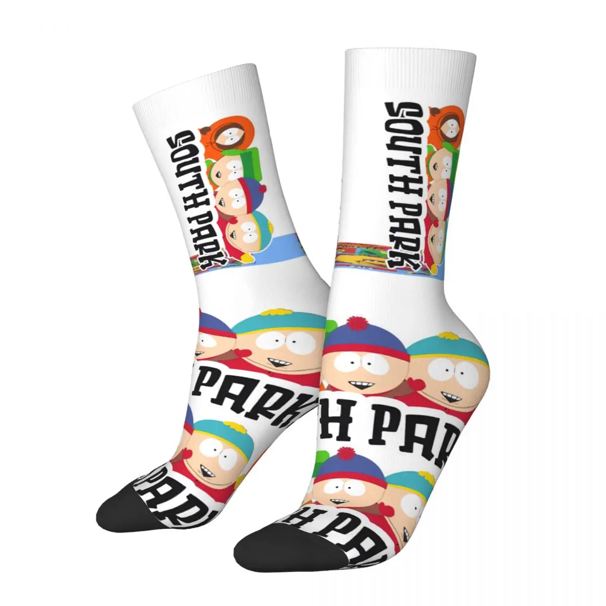 Fun South Park Cartoon Character Unisex Winter Socks Hip Hop Happy Socks Street Style Crazy Sock