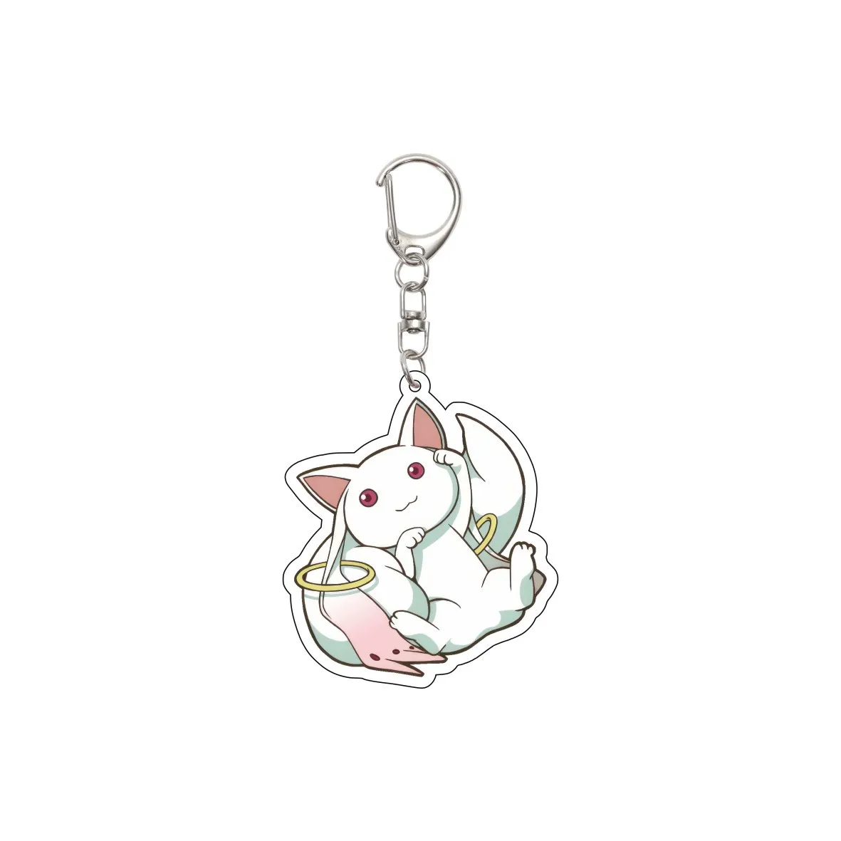 55MM Anime Puella Magi Madoka Magica‌ Keychain Miki Sayaka Tomoe Mami Kaname Madoka Akemi Homura Keychain Christmas Gifts view 3