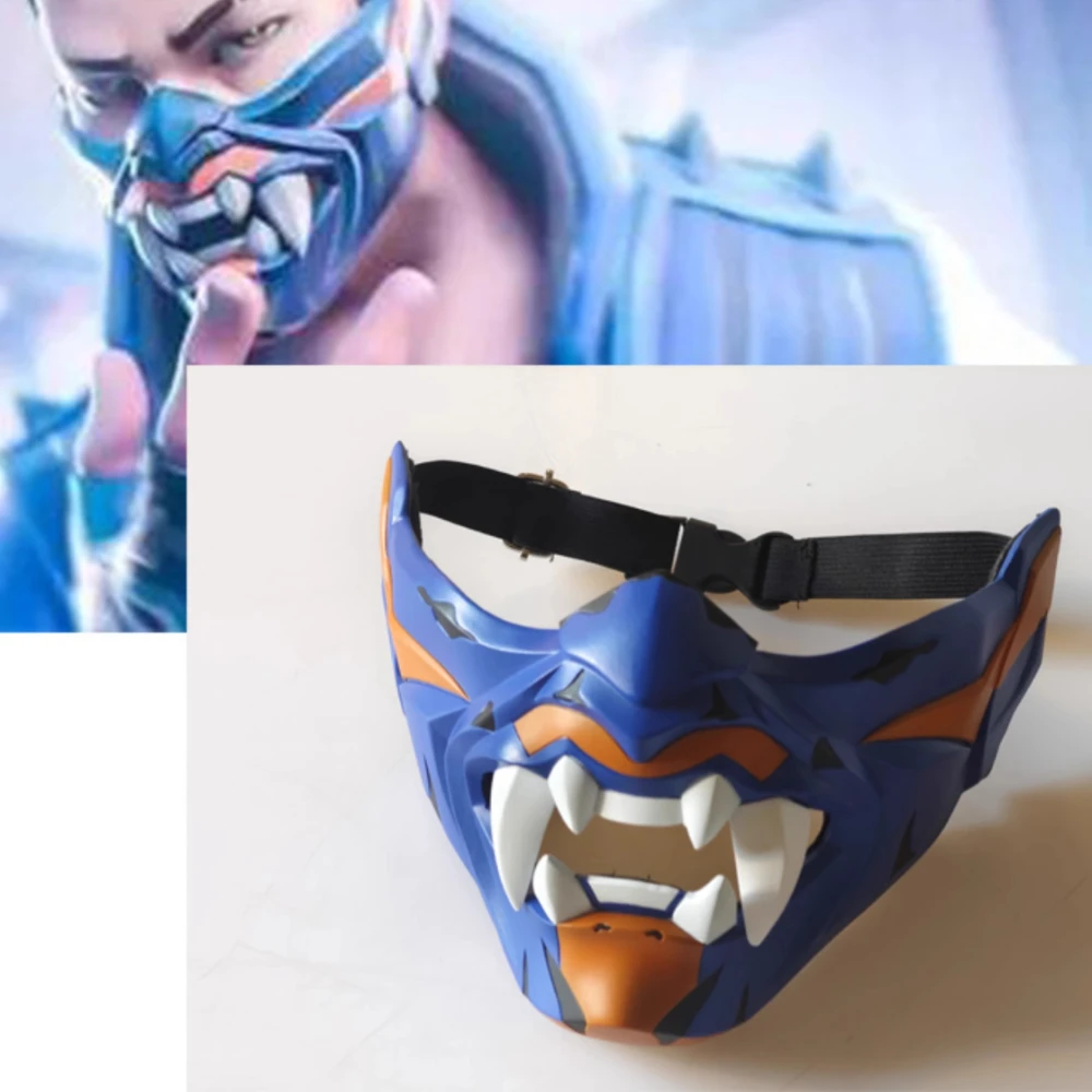 

Valorant Agents Yoru Viper Mask Model Toys Game Peripheral High Quality Plastic 19cm Weapon Model for Cosplay Gifts Toys Boys