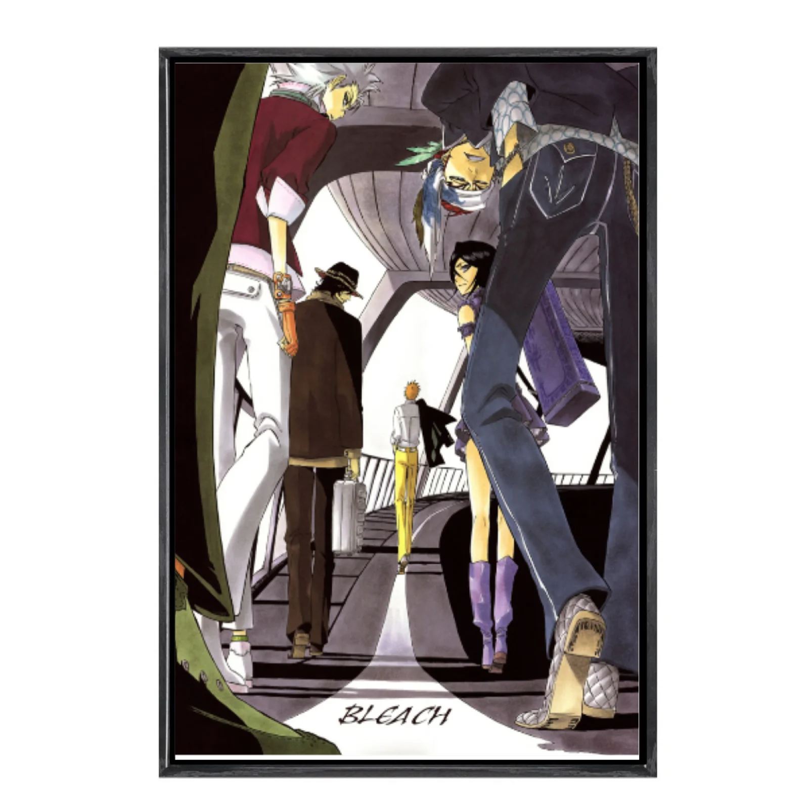 

Japanese Manga Multi-Size Canvas Poster Double Framed Wall Art, Bleach Home Decor for Living Room Bedroom